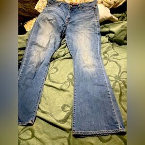 Lucky Brand Light Blue Flare Jeans. Size 12